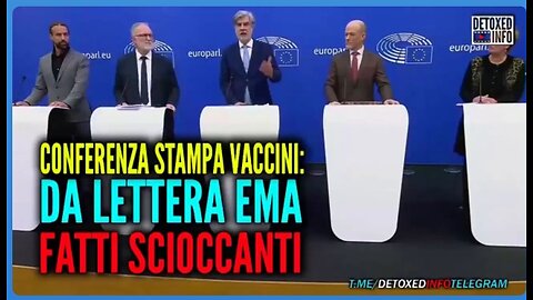 PUNTURINA ASSASSINA: CONFERENZA STAMPA SUI VACCINI MARCEL DE GRAAFF ED ALTRI EURODEPUTATI (21 nov 2023)