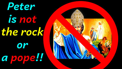 Rome says Peter is the Rock. The BIBLE says JESUS is the ROCK!