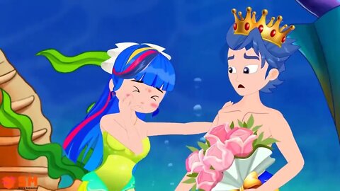 Little Mermaids Falling in Love 🧚‍♀️ The Secret Life of Princesses Hilarious Cartoon Animation 4