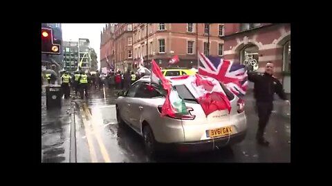 UK FREEDOM CONVOY IN MANCHESTER