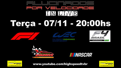 🏎️ ALUCINADOS POR VELOCIDADE IN LIVE