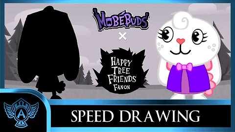 Speed Drawing: Happy Tree Friends Fanon - Lil Furry | Mobebuds Style