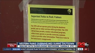 National Parks overwhelmed during shutdown