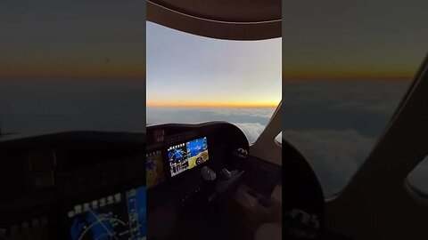 Sunrise From The Cockpit