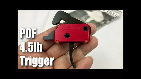 Patriot Ordnance Factory POF Drop-In 4.5lbs AR Trigger Review