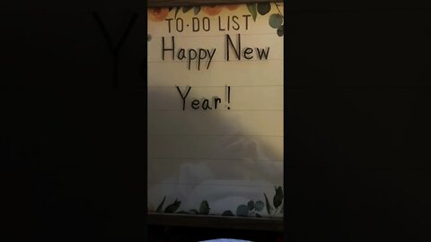 On The “To-Do List”: Have A Happy New Year