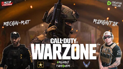 📺West Coast R3K | Warzone with RECON-RAT - Dual Stream Link!