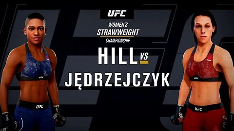 EA Sports UFC 3 Gameplay Joanna Jędrzejczyk vs Angela Hill