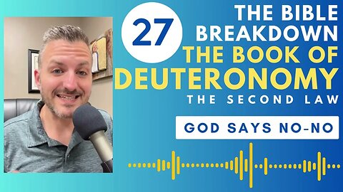 Deuteronomy 27: God Says No-No