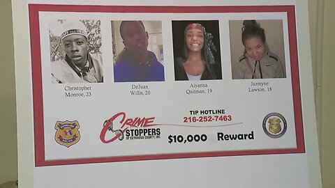 Police announce $10,000 reward in quadruple homicide case on Cleveland's East Side