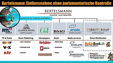 Bertelsmann: Einflussnahme ohne parlamentarische Kontrolle