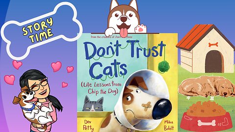 DONT trust Cats. Life lessons from Chip the Dog