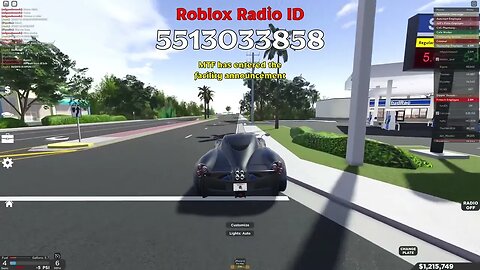 Announce Roblox Radio Codes/IDs