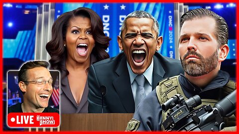 🚨Obama's Hood For TRUMP! Don Jr. LIVE From The DNC as Michelle, Barack BACKSTAB Biden | Kamala GONE