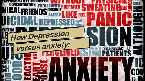 How Depression versus anxiety: Symptoms, similarities, differences can Save You Time, Stress, a...