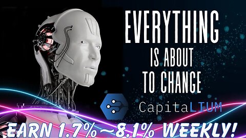 CAPITALIUM | NEW PLATFORM! EARN 1.7% -8.1% WEEKLY. NEW UPDATE! #artificialintelligence #defi #crypto