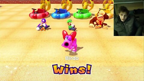 Mario Party Superstars Rapid River Race Minigame Featuring Waluigi VS Nintendo Characters