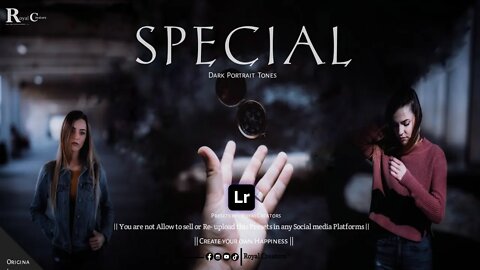 Special Dark Tone ||Presets DNG & XMP || Royal Creators