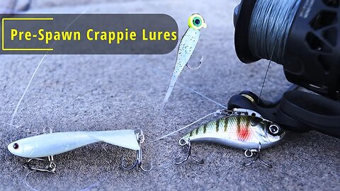 My Top 3 Favorite EARLY Pre Spawn Crappie Baits