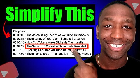 How To ADD Chapters To Your YouTube Video (FAST & EASY)