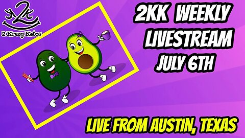 2kk Weekly Livestream July 6th | Live from Austin, Texas