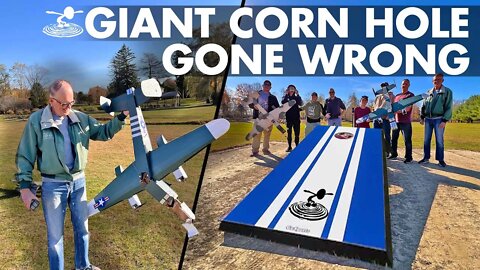 Giant Corn Hole Gone Wrong!