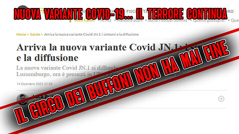 I BUFFONI RESISTONO PIU' DEL CORONAVIRUS