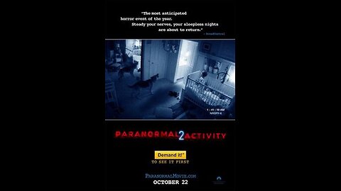 Trailer - Paranormal Activity 2 - 2010