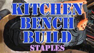 Kitchen Bench Build - Simple Problems for the Bad Wood Worker - Staples