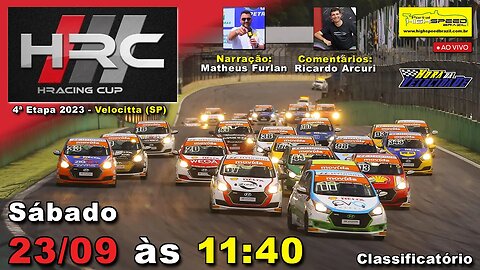 🔴 HRACING CUP | Classificatório | 4ª Etapa 2023 | Velocitta (SP) | Ao Vivo