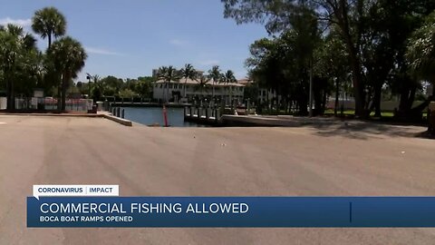 Boca Raton boat ramp open to commercial fishing only, will close again on Sunday