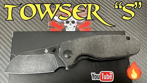 Kizer Towser “S” Gecko Customz collaboration .. smaller and drop shut fidget friendly freak !