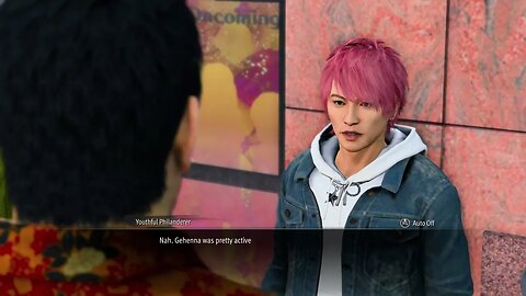 Like a Dragon Gaiden - End The Destruction: Kiryu and Kaito Talk To Youth Philanderers Gameplay