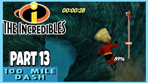 The Incredibles PS2 100% Playthrough Part 13 (100 Mile Dash)