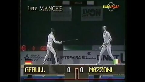 Epee Fencing - Once upon in time, during 1990.. | Gerull vs Mazzoni