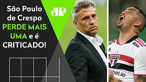 "O São Paulo tá MUITO MAL! ATÉ QUANDO dura a PACIÊNCIA com o Crespo?" Veja ANÁLISE!