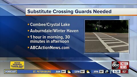 Substitute crossing guards needed in Polk Co. for 2019-2020 school year