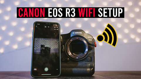 How to connect Canon EOS R3 to your phone! tutorial in english [4K]