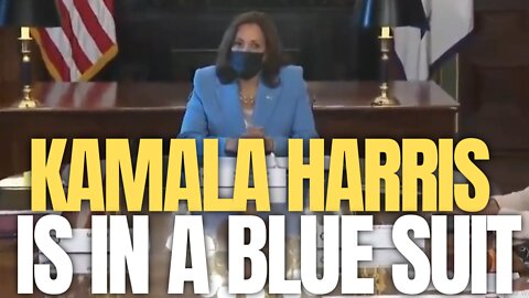 Kamala Harris Introduces Herself As "The Woman In A Blue Suit" In Roe V Wade Round table Meeting