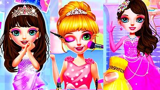 Princess makeup game/salon game/makeup game/dressup game/girl games/new game 2023 @TLPLAYZYT