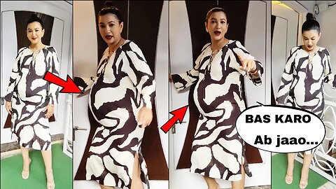 Pregnant Gauahar Khan Flaunts Her Baby Bump, Promotes Her Show 'In Real Love' With Raghu & Rajiv