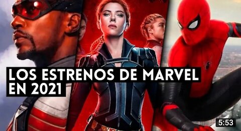 Estrenos de Marvel para éste 2021