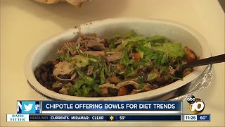 Chipotle offers diet options