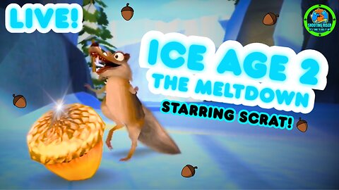 WII GAME WHERE YOU PLAY AS A SQUIRREL! - Ice Age 2 The Meltdown #live #iceageadventures #iceage