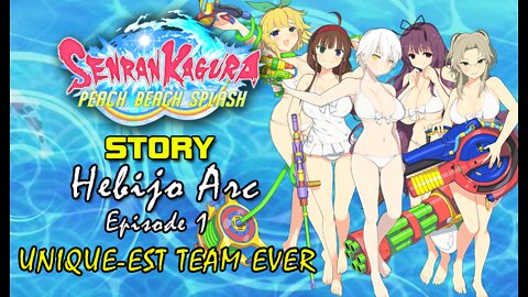 Senran Kaguara: Peach Beach Splash - Hebijo Arc | Episode 1: Unique-est Team Ever