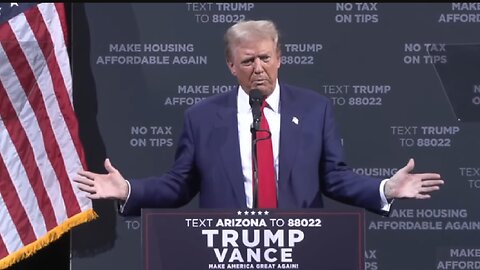 LIVE ~ President Trump speaks at a Rally in Tucson, Arizona ~ September 12 2024