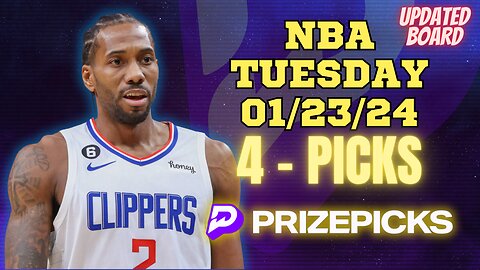 #PRIZEPICKS | BEST #NBA PLAYER PROPS FOR TUESDAY | 01/23/24 | BEST BETS | #BASKETBALL | TODAY