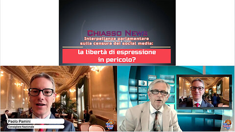 Chiasso News 11 giugno 2024 - Interpellanza parlamentare sulla censura dei social media