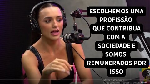 Escolhemos uma profissão que contribua com a sociedade e somos remunerados por isso- RAFA KALIMANN