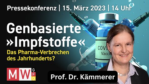 Prof. Dr. Ulrike Kämmerer - Pressekonferenz vom 15.03.2023